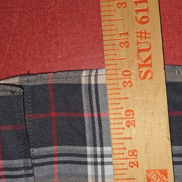 Boohoo Man Red Blue And White Plaid Men Size XL - Picture 11 of 11